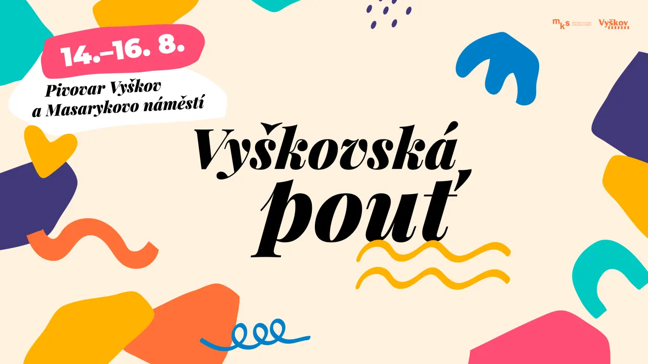 Vyškovská pouť 2026 nabídne tři dny hudby, zábavy a vstup zdarma
